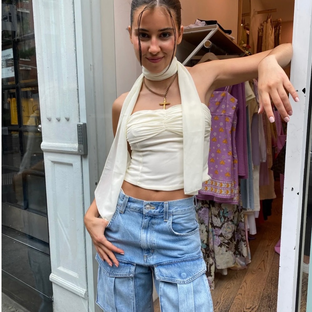 Tube top with scarf Isalis